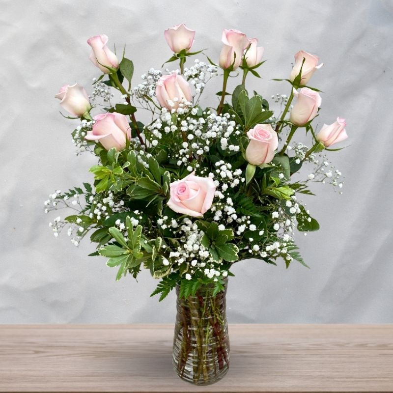 Light Pink Rose Bouquet - Same Day Delivery