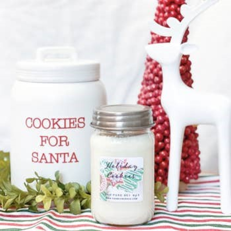 Holiday Cookies Candle - Same Day Delivery