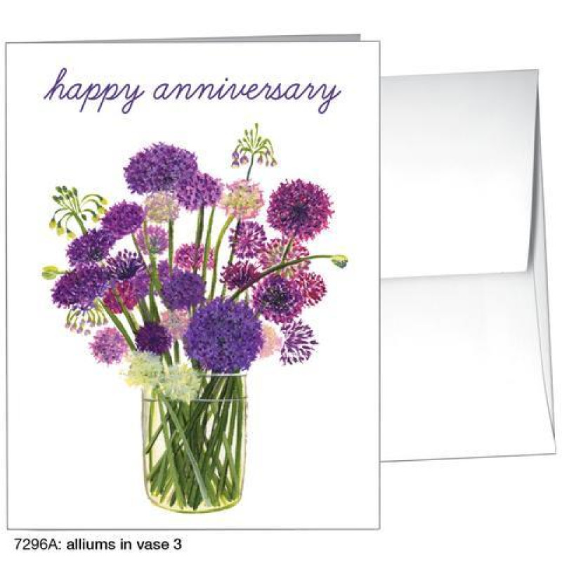 Anniversary Full Size Greeting Card - Same Day Delivery