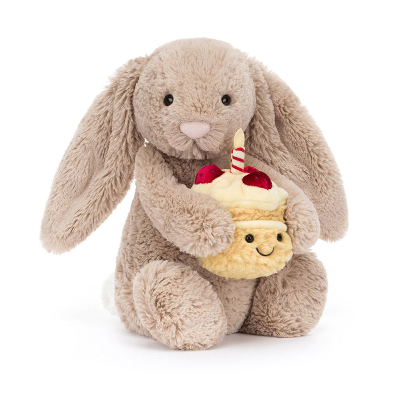 Beige Bunny Birthday - Same Day Delivery