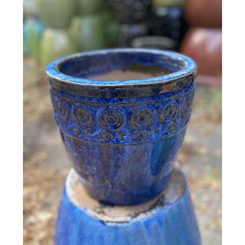 Dark Blue Pottery Small  - Same Day Delivery