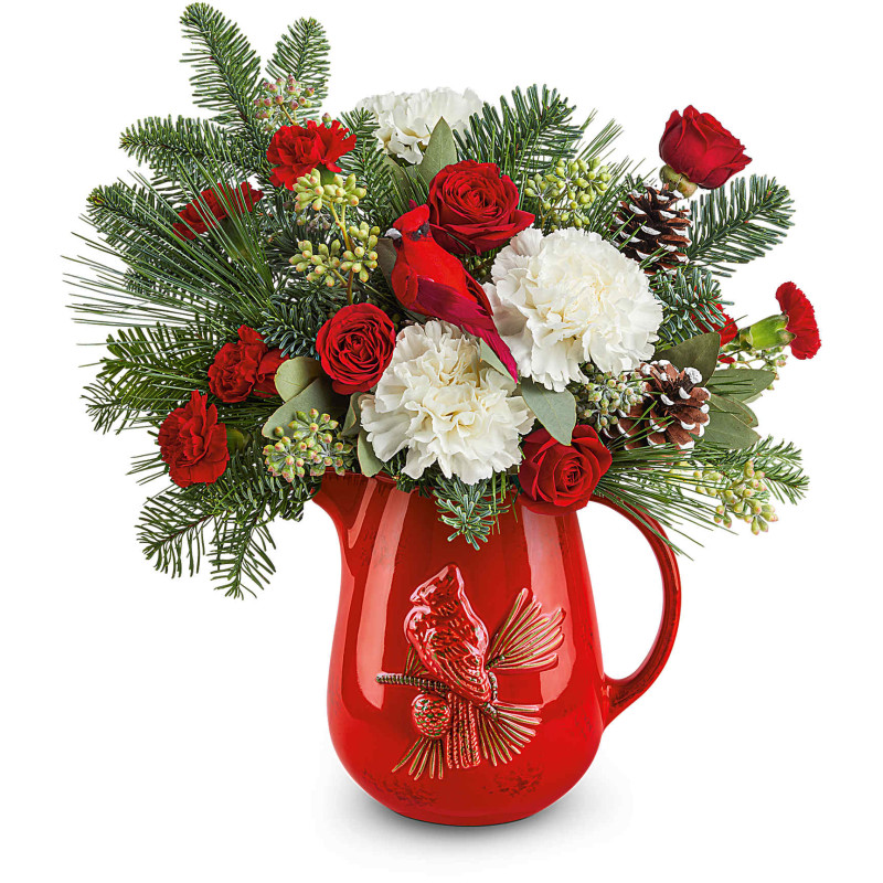 Red Cardinal Bouquet - Same Day Delivery