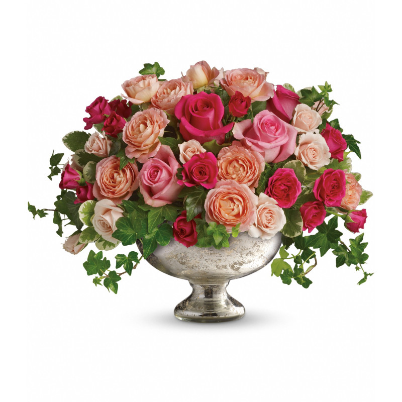 Elegant Rose Centerpiece - Same Day Delivery