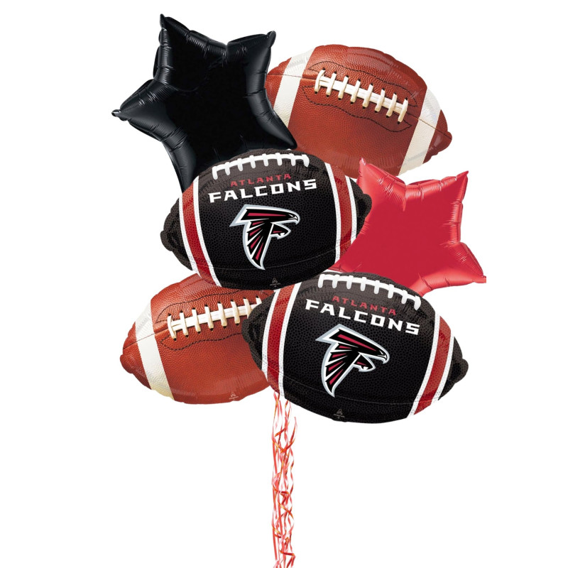 Falcons Football Balloon Bouquet - Same Day Delivery