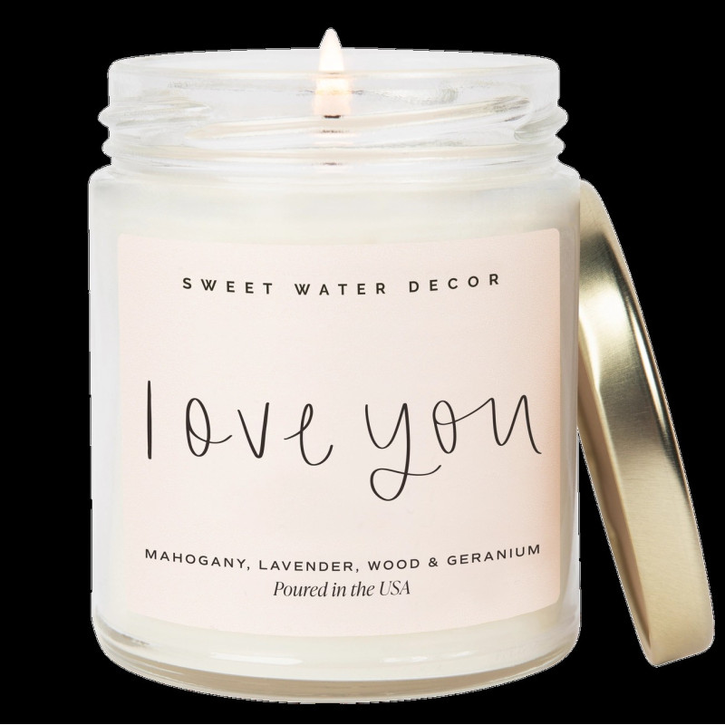 I Love You Candle - Same Day Delivery