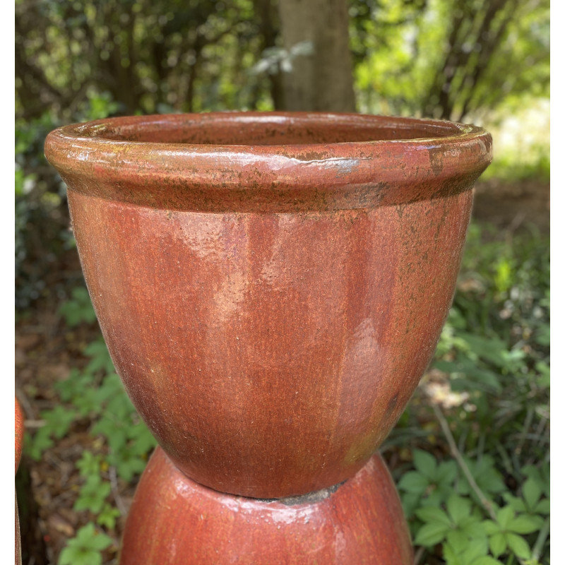 Rust Color Pottery Extra Large  - Same Day Delivery
