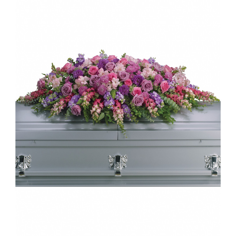 Lavender Casket Spray - Same Day Delivery