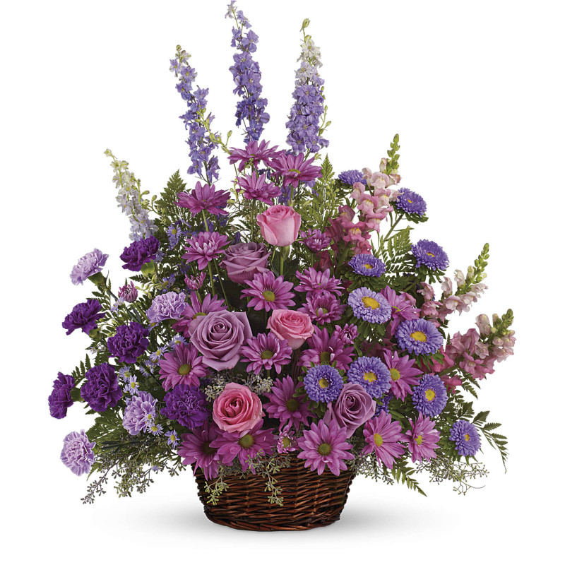 Lavender Sympathy Basket - Same Day Delivery