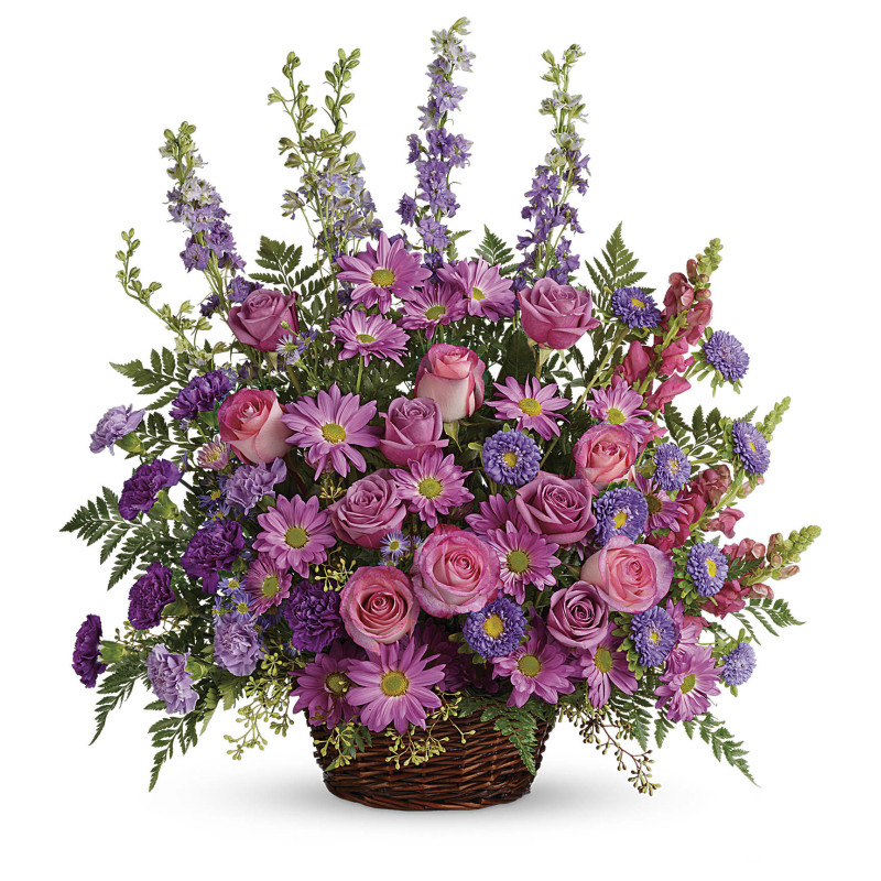 Lavender Sympathy Basket - Same Day Delivery