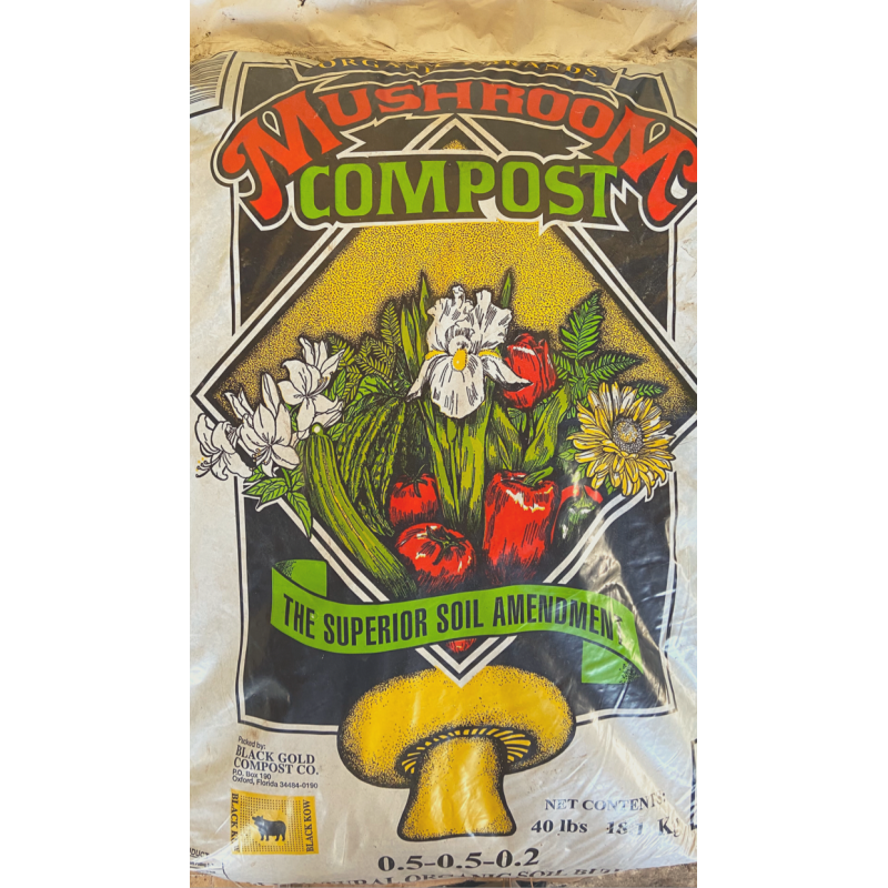 Mushroom Compost 40 lb bag - Same Day Delivery
