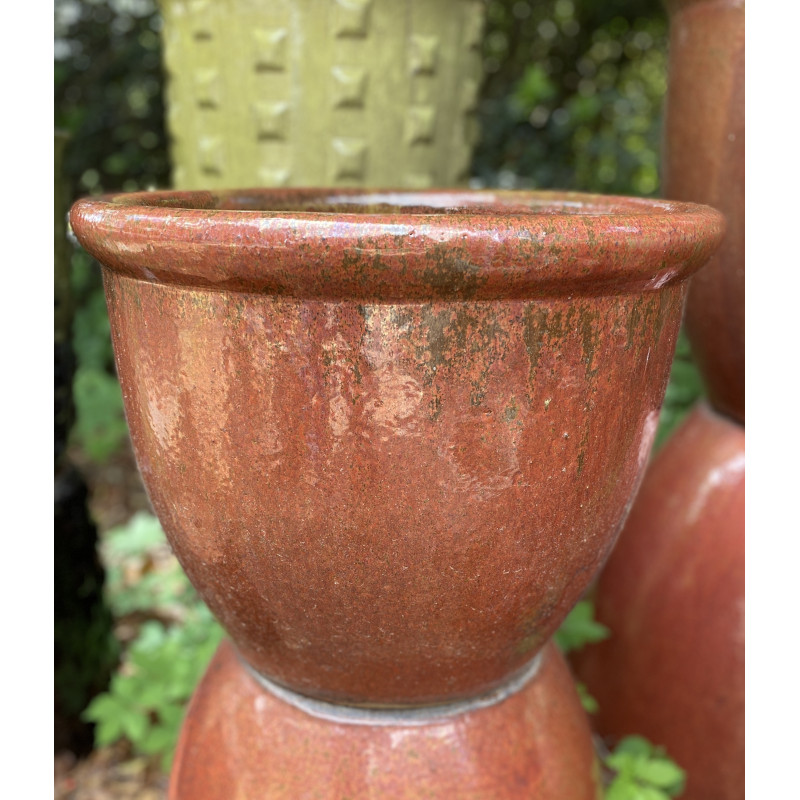 Rust Color Pottery Large - Same Day Delivery