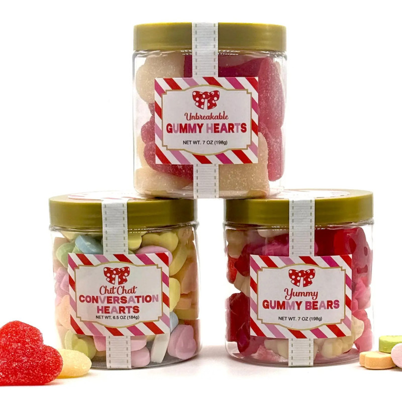 Valentine Candy Trio - Same Day Delivery