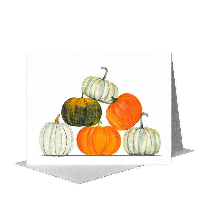 Pumpkin Full Size Greeting Card  - Same Day Delivery