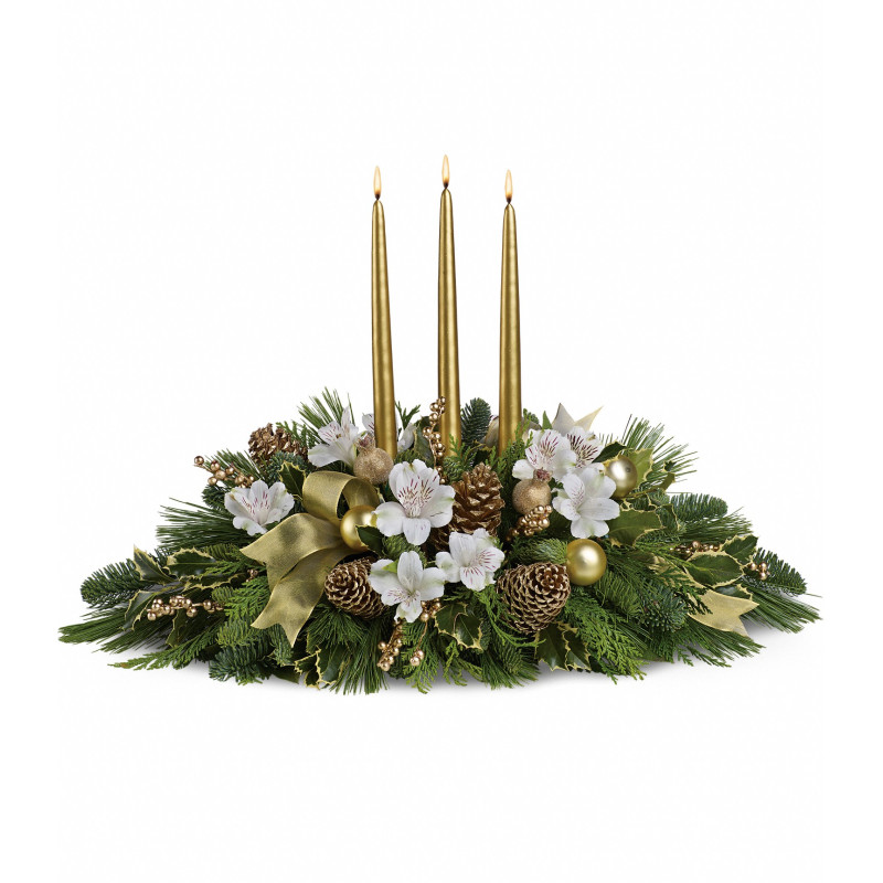 Royal Christmas Centerpiece - Same Day Delivery