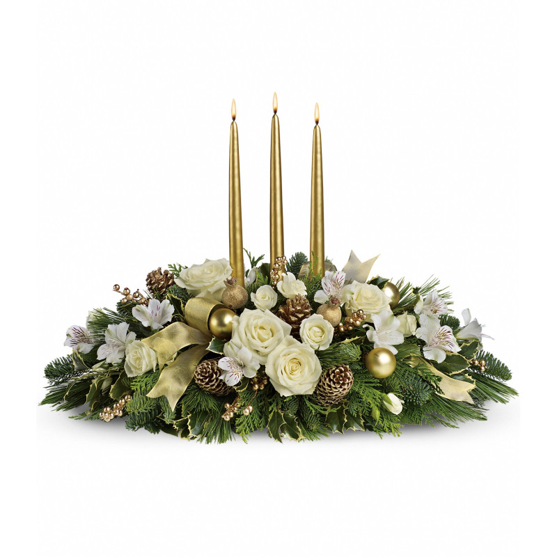 Royal Christmas Centerpiece - Same Day Delivery