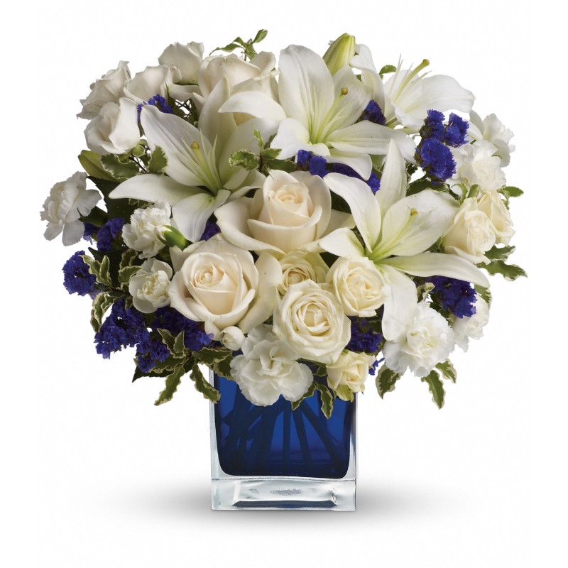 Sapphire Skies Bouquet - Same Day Delivery