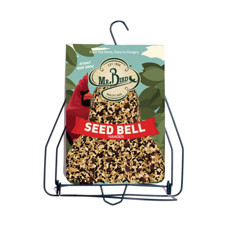 Mr Bird Seed Bell Hanger - Same Day Delivery