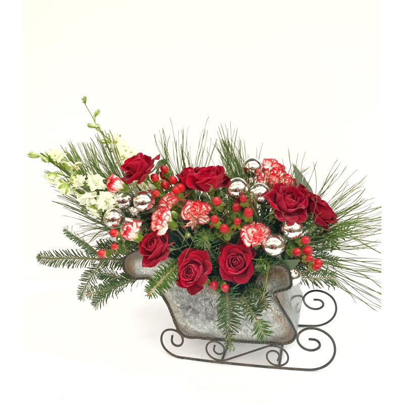 Silver Sleigh Bouquet - Same Day Delivery
