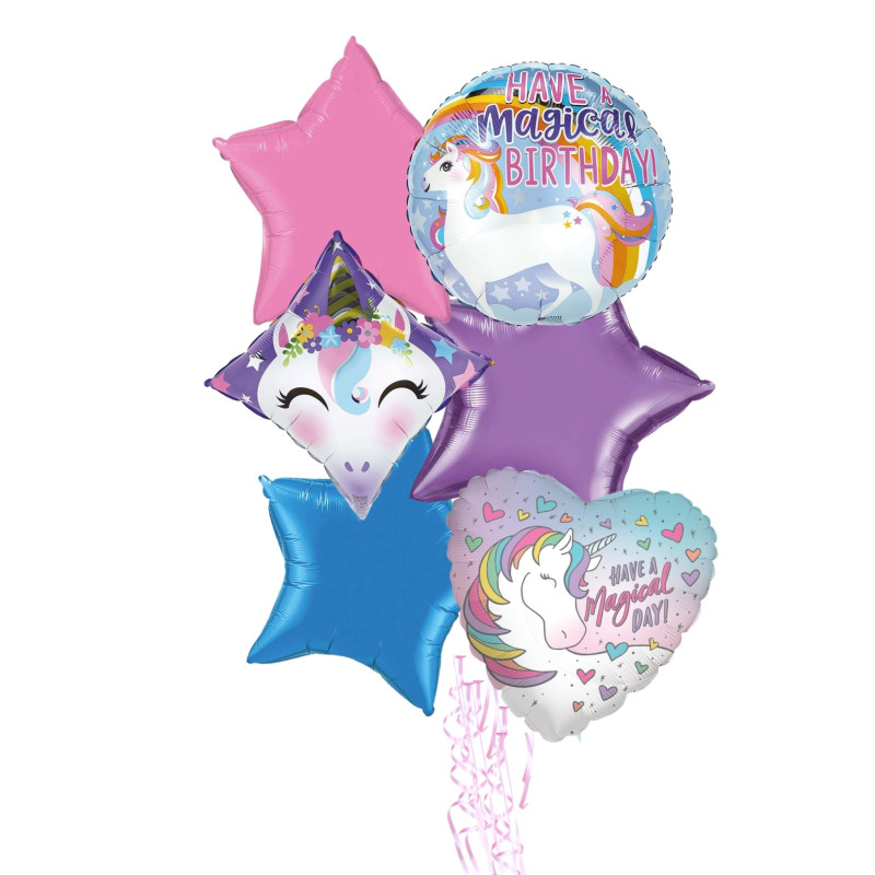 Unicorn Balloon Bouquet - Same Day Delivery