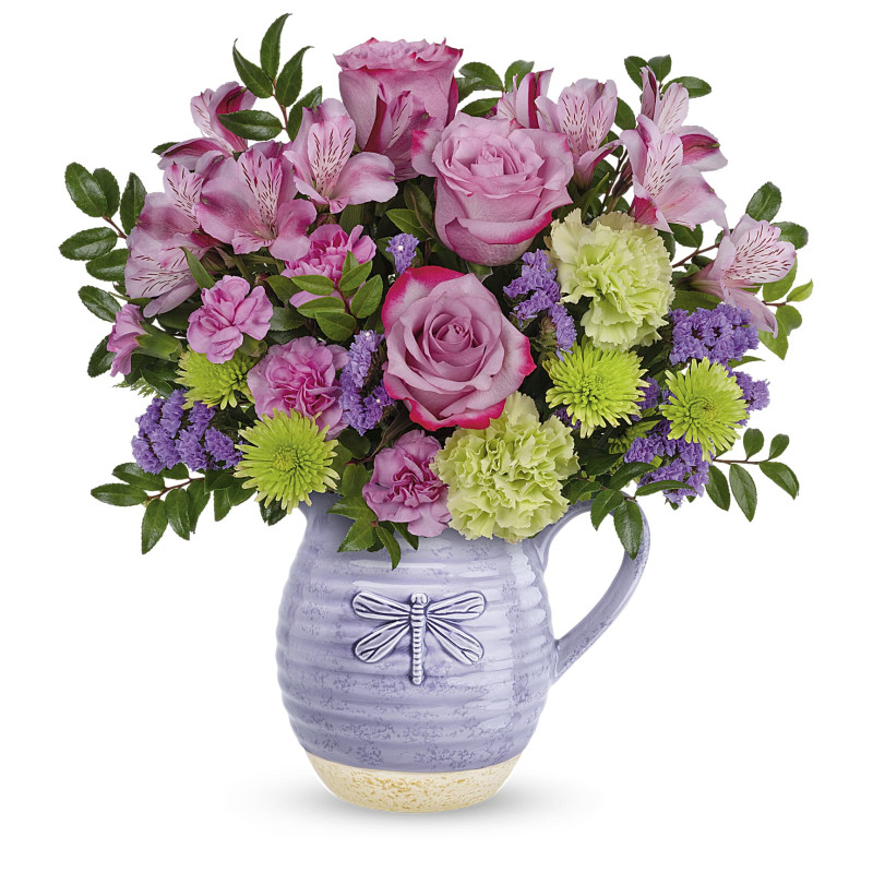 Whimsical Dragonfly Bouquet - Same Day Delivery