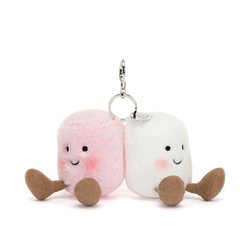 Amuseables Pair of Marshmallows Bag Charm - Same Day Delivery