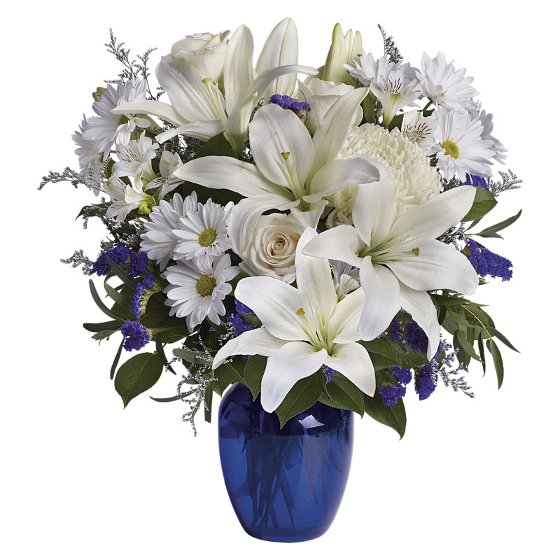 Beautiful Blue Bouquet - Same Day Delivery