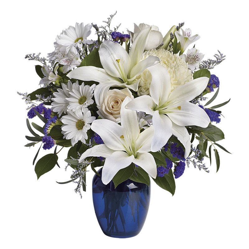 Beautiful Blue Bouquet - Same Day Delivery