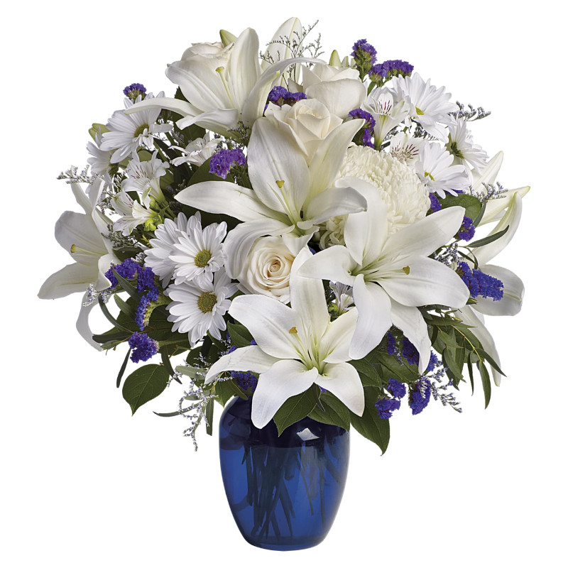 Beautiful Blue Bouquet - Same Day Delivery