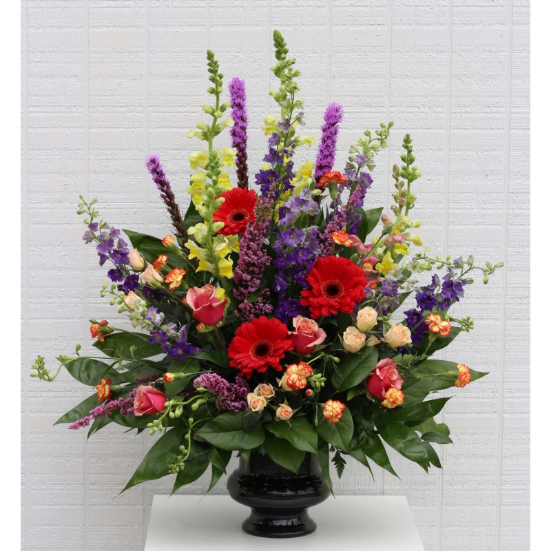 Contemporary Sympathy Arrangement - Same Day Delivery