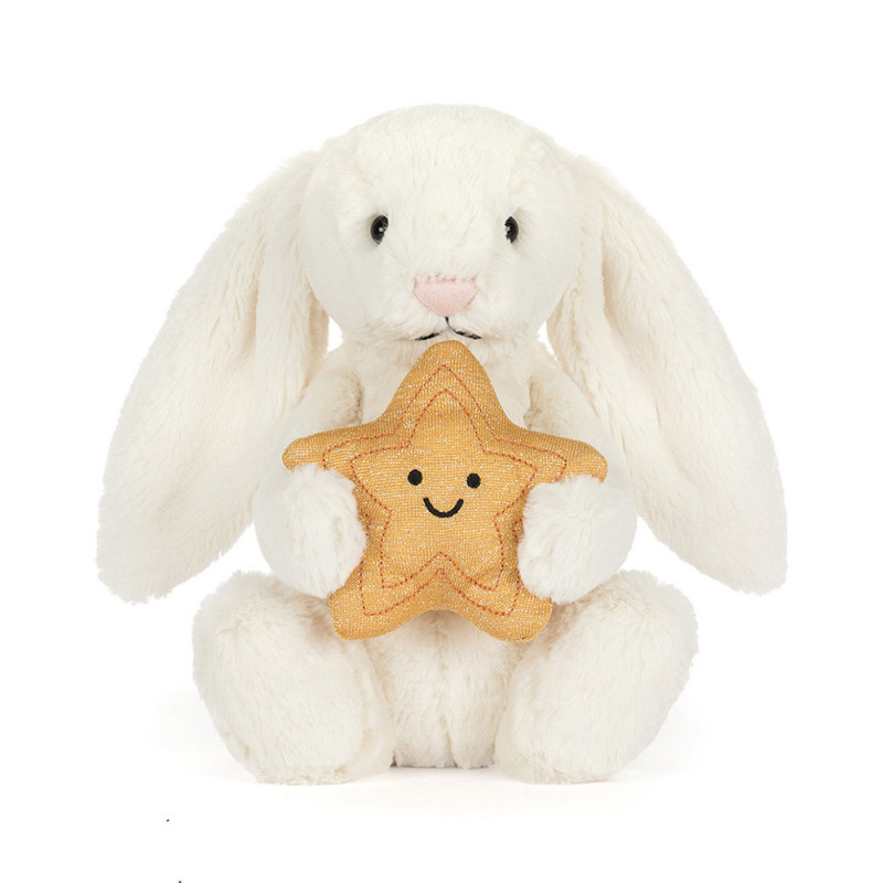 Cream Bunny with Star - Same Day Delivery