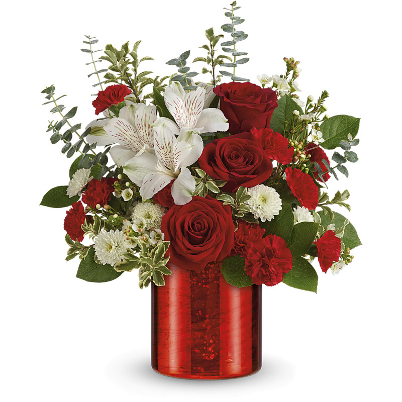 Crimson Shimmer Bouquet - Same Day Delivery