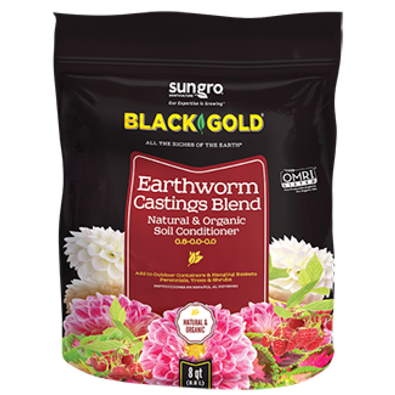 Black Gold Earthworm Castings - Same Day Delivery
