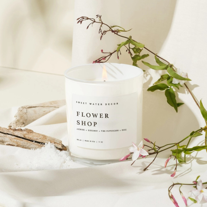 Flower Shop Candle - Same Day Delivery