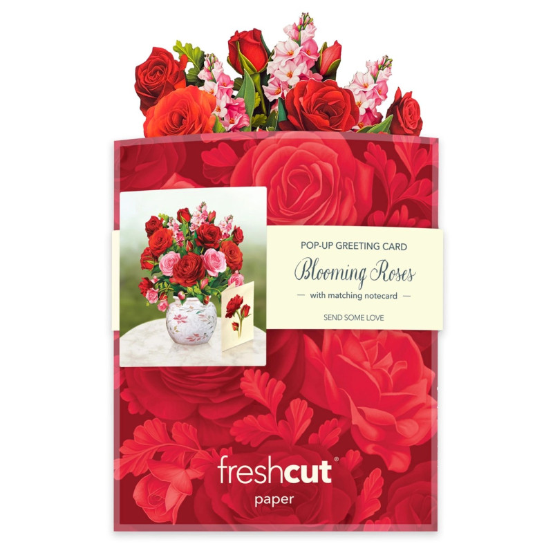 Blooming Roses Freshcut Paper Mini - Same Day Delivery