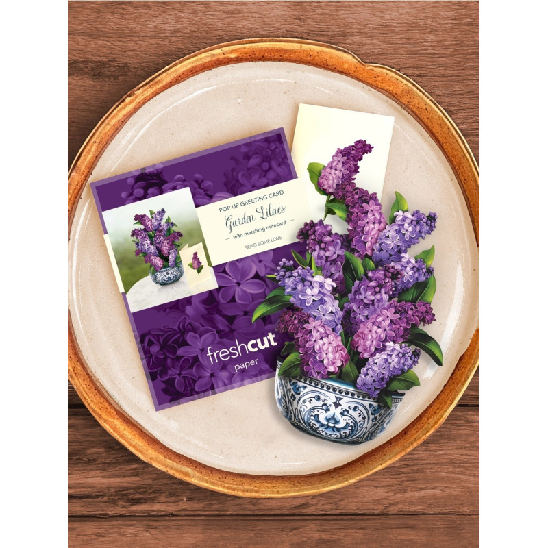 Garden Lilacs Freshcut Paper Mini - Same Day Delivery