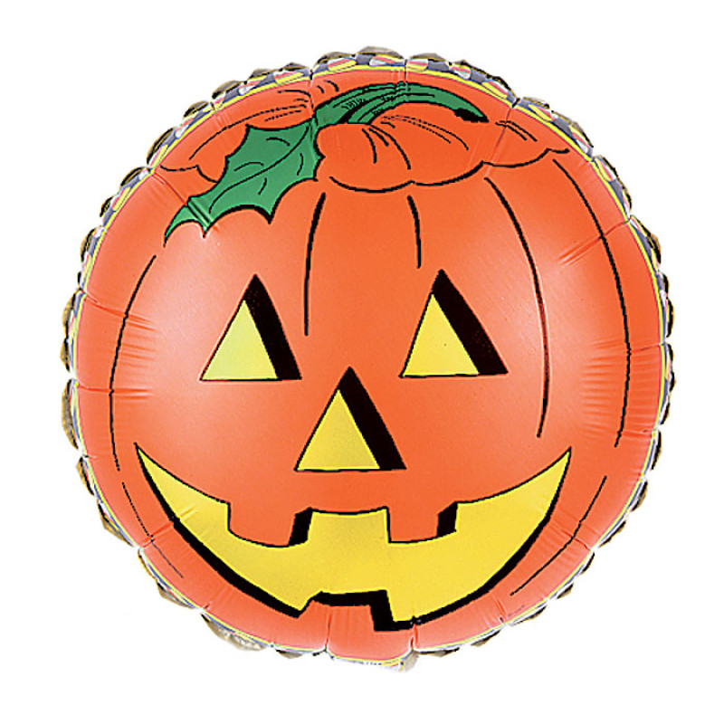 Halloween 18 inch balloon with helium - Same Day Delivery