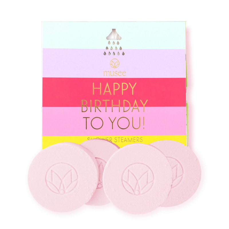 Musee Happy Birthday Shower Steamers - Same Day Delivery