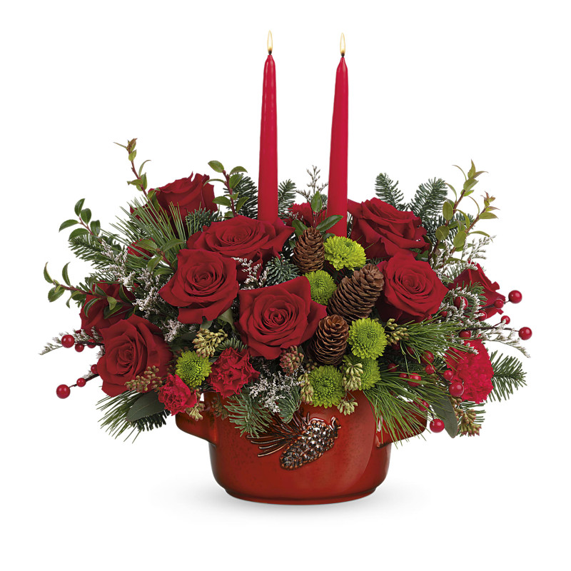 Home for the Holidays Centerpiece - Same Day Delivery