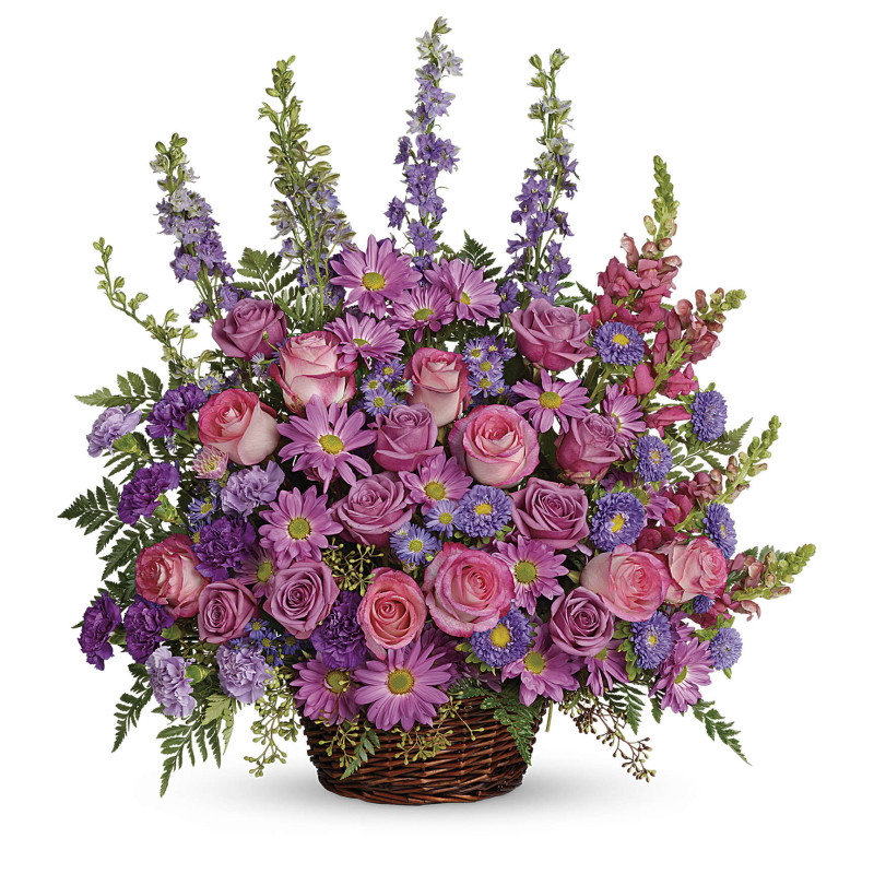 Lavender Sympathy Basket - Same Day Delivery