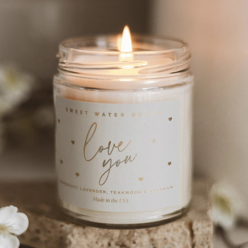 I Love You Candle - Same Day Delivery