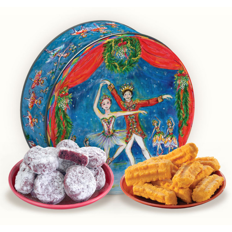 Cookie Straws Holiday Gift Tin - Same Day Delivery