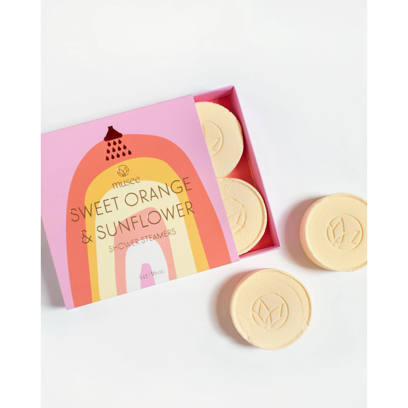 Musee Sweet Orange & Sunflower Shower Steamers - Same Day Delivery
