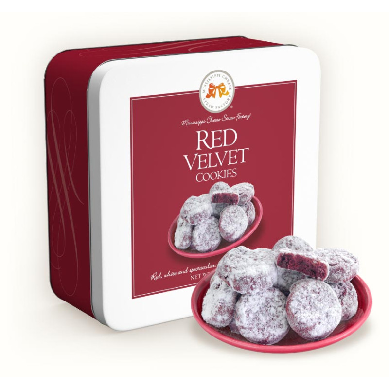 Red Velvet Cookie Tin - Same Day Delivery