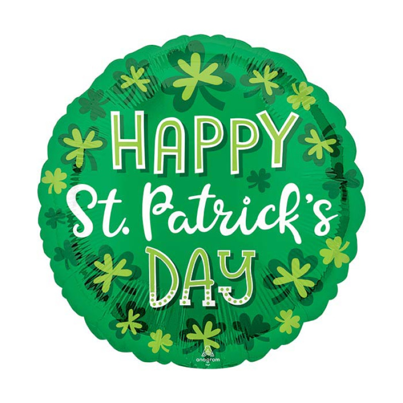 Saint Patricks Day Mylar Balloon - Same Day Delivery