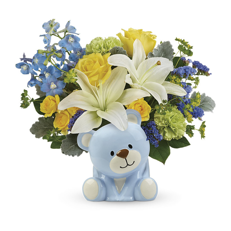 Sunny Cheer Bear Bouquet  - Same Day Delivery