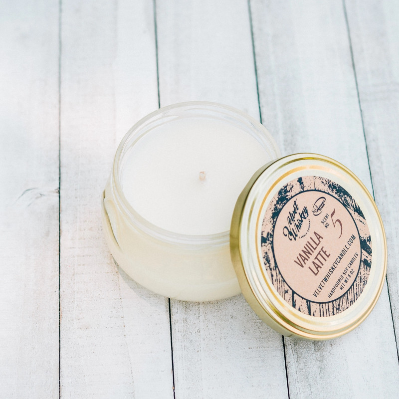 Vanilla Latte Candle - Same Day Delivery
