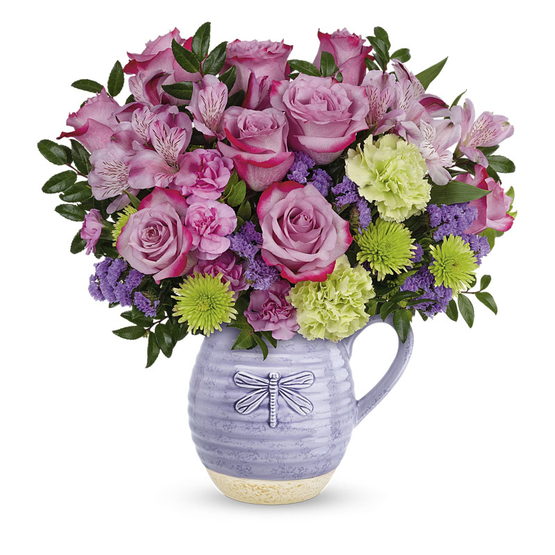 Whimsical Dragonfly Bouquet - Same Day Delivery