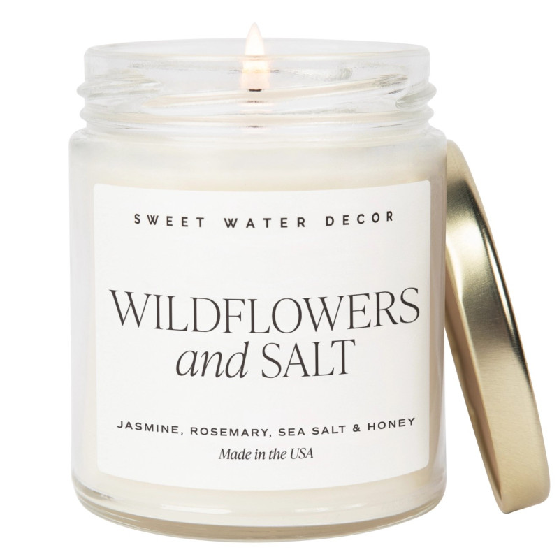 Wildflower and Sea Salt Candle - Same Day Delivery