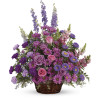 Lavender Sympathy Basket: Traditional