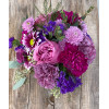 Purple Handited Bouquet: Traditional